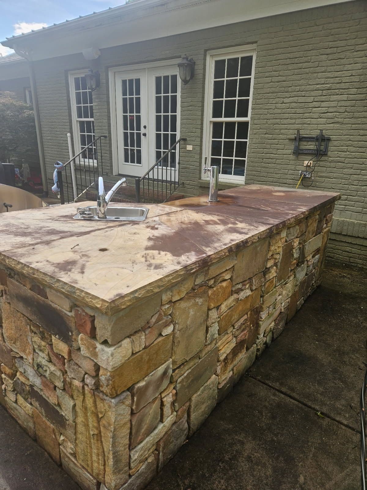 Transform Your Stone Bar with Expert Power Washing image