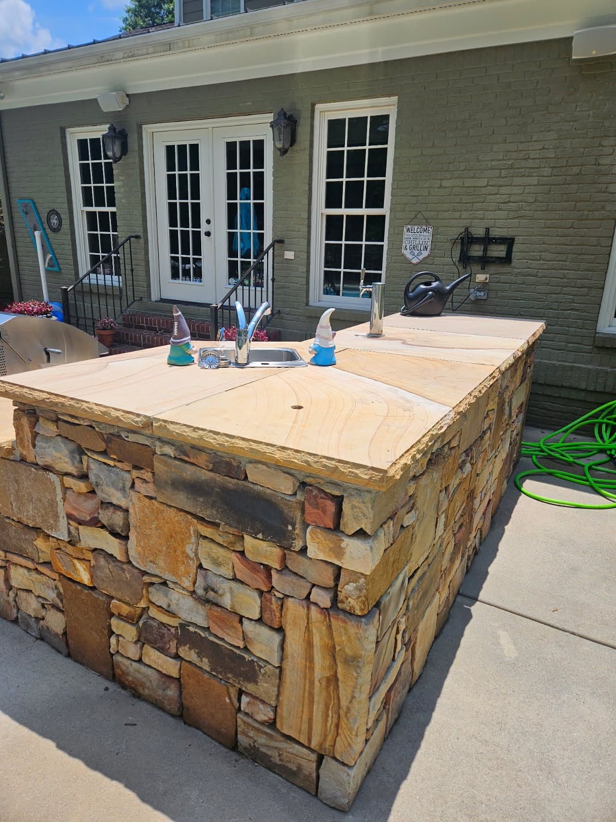 Gallery photos for Transform Your Stone Bar with Expert Power Washing: Image #1